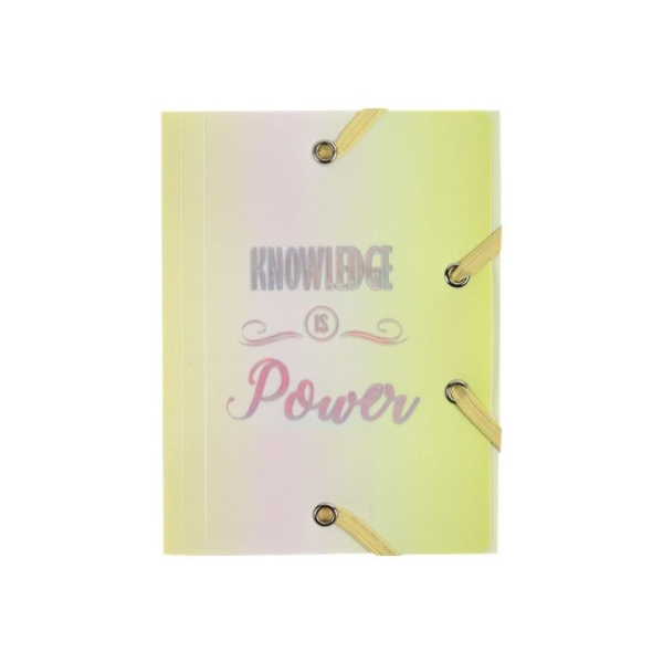 Mini pochette 3 rabats Exacompta - Format compact A4, plastique résistant, pour documents