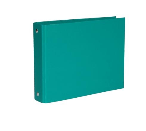 Classeur rembordé Exacompta 51050E - Polypro 2 anneaux 25 mm - Dos 40 mm 14x18 cm pour fiches 10x15 cm