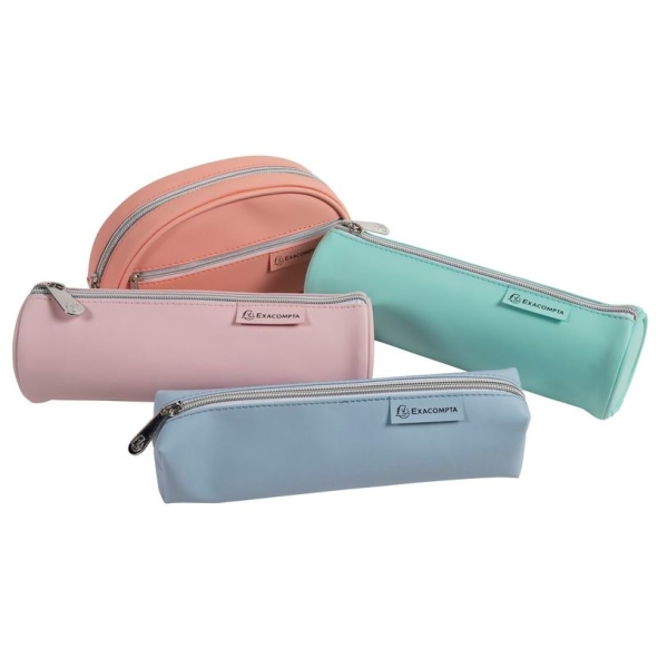 Trousse 3 formes Exacompta Aquarel - Différentes couleurs disponibles pour fournitures scolaires