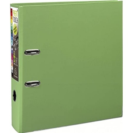 Classeur à levier Exacompta Polypro Premium - Format A4, 80 mm, vert anis pour classement et organisation scolaire