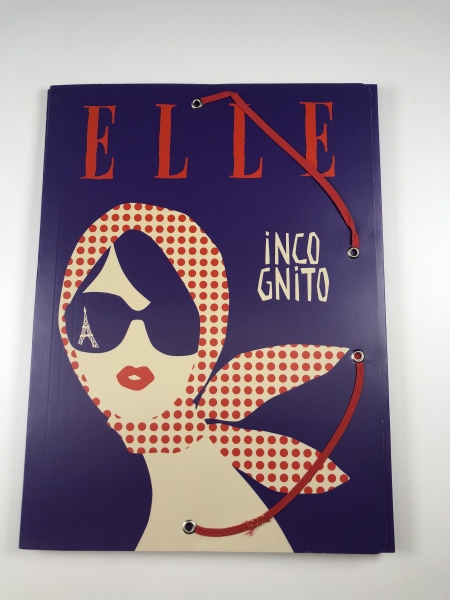 Chemise à 3 rabats Exacompta ELLE - 24 x 32 cm pour documents A4 et A3