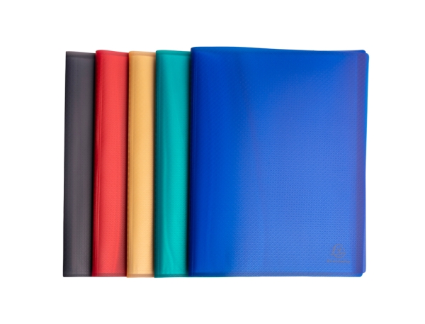 Porte-vues Exacompta OpaK - 80 vues - format A4 - polypropylène recyclé pour classement et archivage scolaire