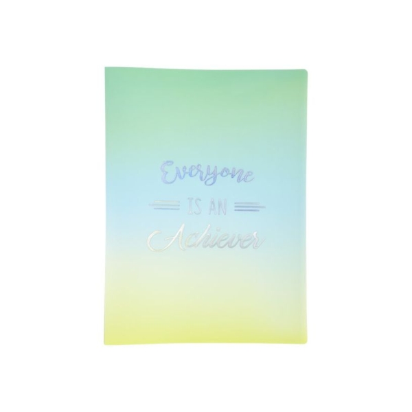 Porte-vues Exacompta Candy Blue - 40 vues A4 Polypropylène pour documents scolaires ou professionnels