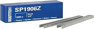 Agrafes BOSTITCH SP1906Z SP 19 1/4 - 6 mm Galvanisées 5000 Pièces pour Reliure et Menuiserie
