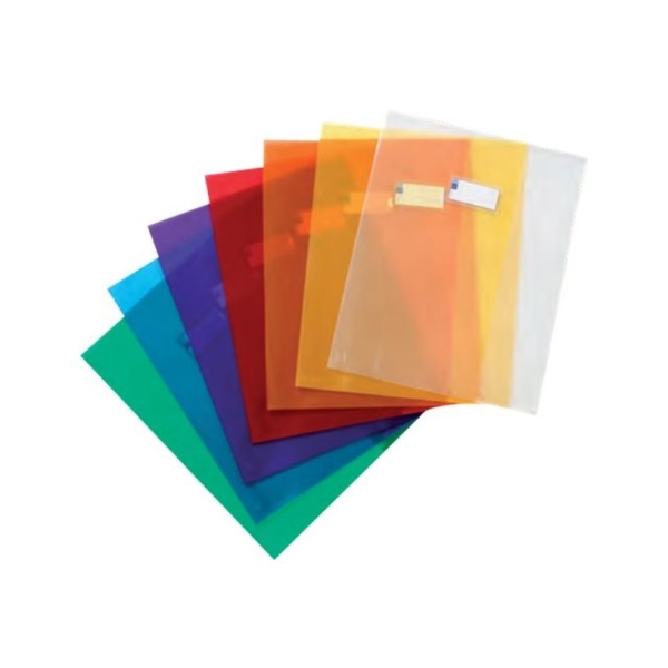 Protège Cahier A4 Viquel Strong Cover - Plastique Bleu, Dos Renforcé, Rabats Marque-Pages - Pour École et Bureau