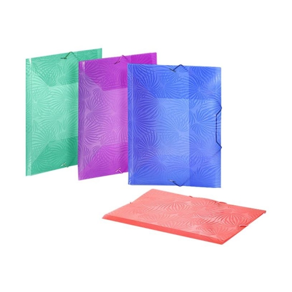 Chemise à 3 rabats Viquel Tropicool - Polypropylène pour Documents A4