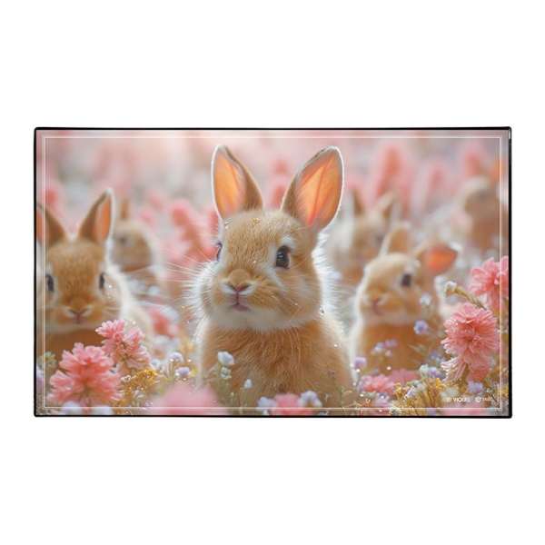 Sous-main fantaisie en PVC - Animaux Chaton Chiot Lapin Chevaux - Protège bureau pour école et bureau
