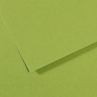 Papier dessin Canson Mi-Teintes C31032S106 - 500 x 650 mm Vert pomme 160g/m² pour arts plastiques