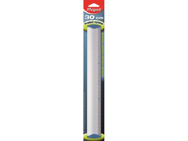 Règle plate Maped 300 mm en aluminium - outil de mesure précis pour école et bureau