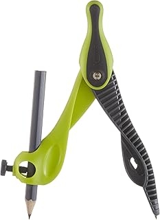 Compas Kid'Z MAPED 46141 - Ergonomie Bi-Matière Bague Sécurité Apprentissage Couleurs Assorties