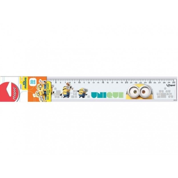 Règle 30 cm Maped 946146 - Design Minions pour École et Bureau