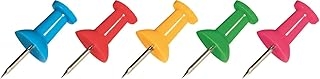 Punaises Maped 345011 - Couleurs assorties, tête plastique, épingle 10 mm, boîte de 25 pour mémo