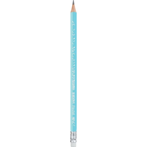 Crayons Graphite HB #2 Maped Black’Peps Pastel - Forme Triangulaire Ergonomique avec Gomme, Multicolore, Boîte de 12