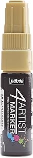 Marqueur 4Artist Marker Pébéo 580255 - Pointe 8 mm Or - Pour Artistes et Loisirs Créatifs