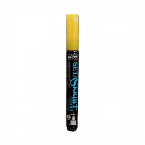 Feutre Textile Opaque Jaune 4mm Setaskrib+ - Pour Tissu Clair et Foncé, Usage Créatif et Artistique
