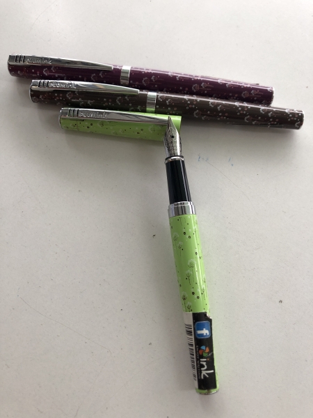 Stylo plume Ink - Modèles variés - Écriture fluide pour bureau et école