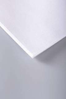 Papier Dessin Clairefontaine 37119C - Feuille Blanc Grain Léger 50x65 cm 120g pour Crayon Feutre Fusain