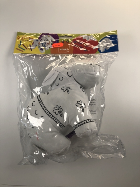 Peluches à colorier ADDEX Junior vache - Activité créative pour enfants