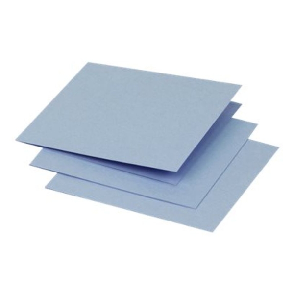 Cartes pliées Clairefontaine Pollen 116x116 mm - Bleu lavande pour créations