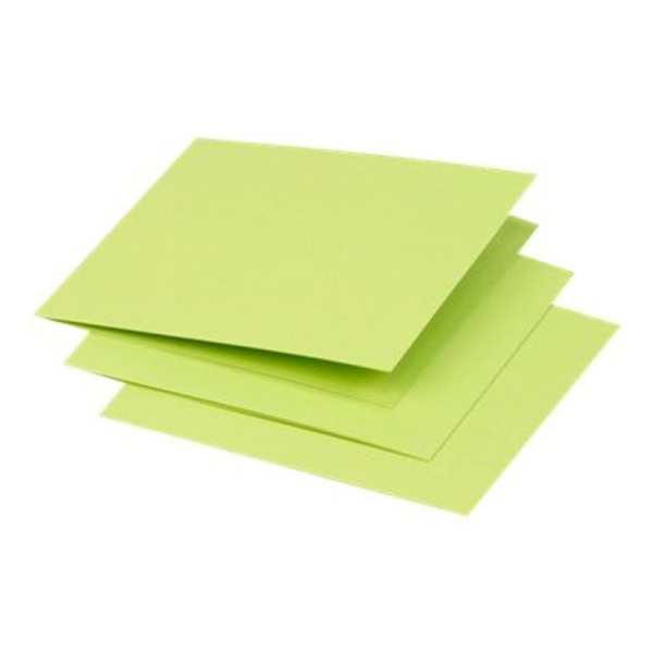 Cartes pliées Clairefontaine Pollen 116x116 mm - Vert bourgeon pour loisirs créatifs