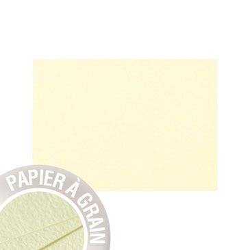 Cartes de correspondance Clairefontaine Pollen Limon 110x155mm - 210g/m² Lot de 25 pour messages festifs