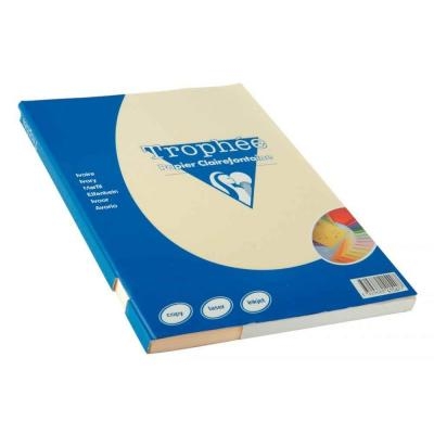 Papier ivoire 80g ramette 100 feuilles A4 - Fournitures scolaires pour impression et écriture