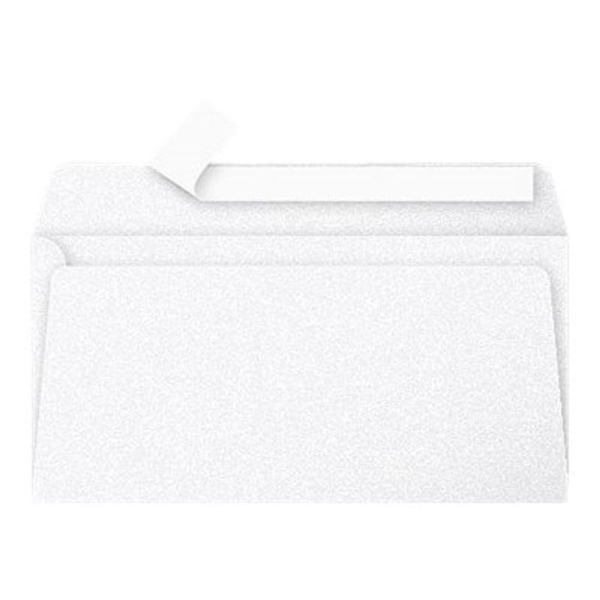 Enveloppes Pollen Clairefontaine Blanc Irisé - 110x220 mm - Lot de 20 - Pour correspondance et occasions spéciales
