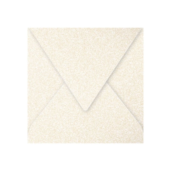 20 enveloppes Clairefontaine Pollen 140x140 mm - Ivoire irisé pour correspondance