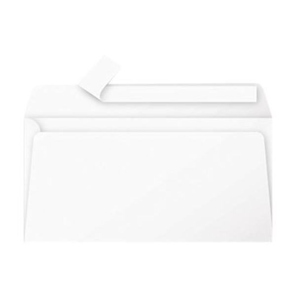 Enveloppes Pollen Clairefontaine Blanc - 110x220 mm - Lot de 20 - Pour correspondance professionnelle et personnelle