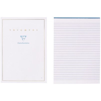 Bloc de correspondance Clairefontaine Triomphe A4 - 50 feuilles Vélin uni 90g pour lettres