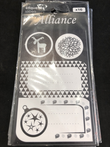 Stickers Étiquettes Adhésives Alliance - Pour cadeaux, organisation, décoration, multi-usages