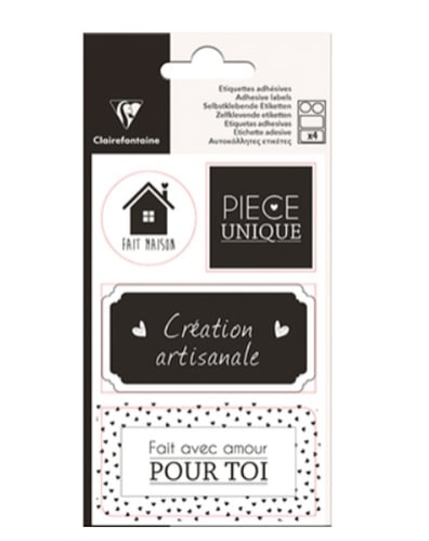 Étiquette adhésive décorative Clairefontaine Alliance Do it yourself - Pour loisirs créatifs et personnalisation