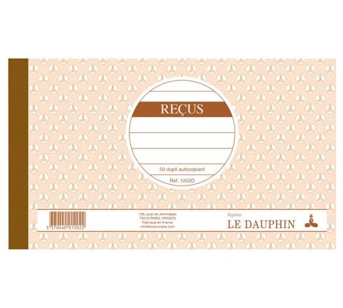 MANIFOLD AUTOCOPIANT 105X180 REÇUS 50 DUPLI - AVOINE