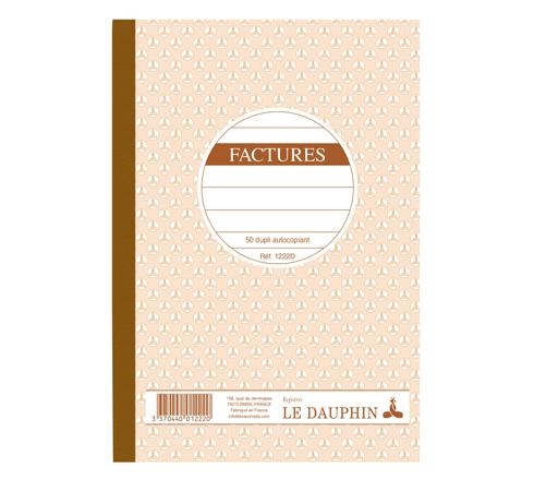 MANIFOLD Autocopiants 210x148 Factures - 50 Dupli, Avoine