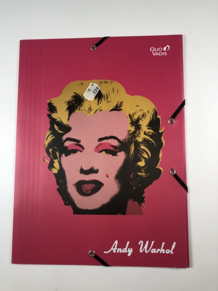 Chemise à 3 rabats Exacompta Andy Warhol - Organisation de documents A4 pour bureau ou école