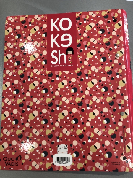 Classeur A4 QUOVADIS Kokeshi - Format A4, Compatible avec Documents et Dossiers de Bureau