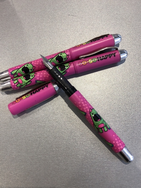 Stylo plume QUOVADIS So so Happy - Écriture fluide pour bureau et école