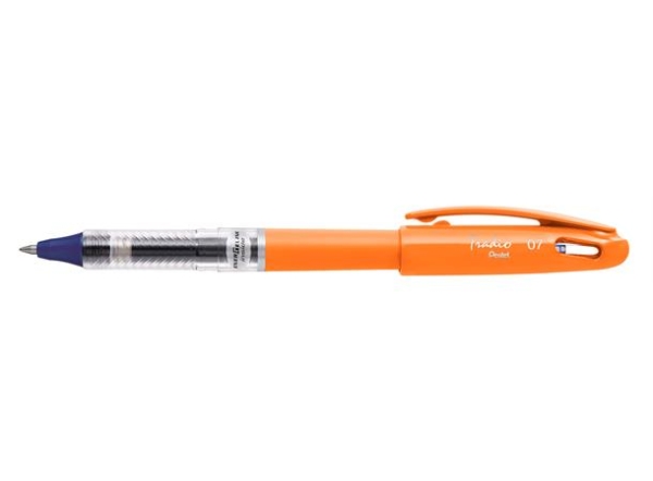 Stylo roller Pentel Liquid-Gel EnerGel Tradio - Encre Fluo Orange Séchage Rapide 0.7mm Pour Écriture Fréquente