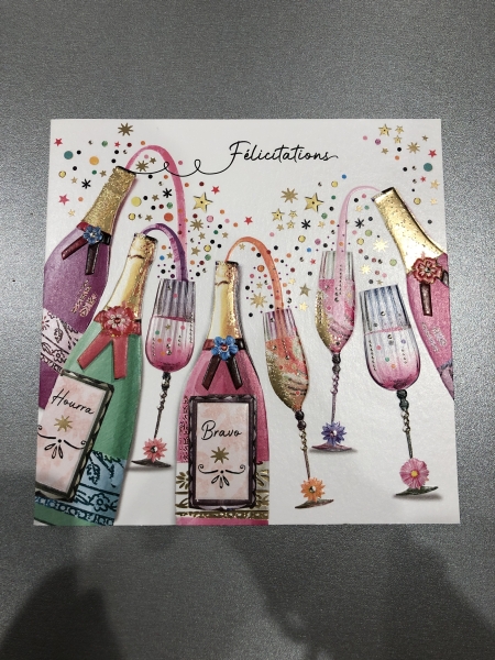 Cartes Doubles Pictura Mosaic "Félicitations" - Format A6 Papier Premium Enveloppes Incluses pour Anniversaire