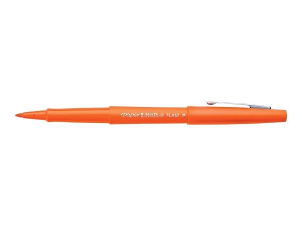 Feutre medium Papermate FLAIR NYLON - Orange pour écriture précise et dessin technique