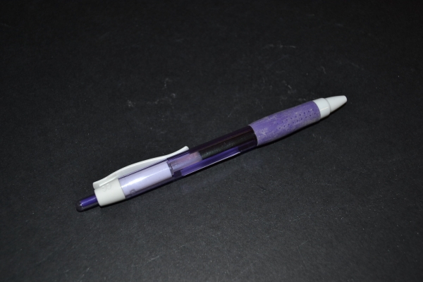 Stylo gel Papermate 0.7mm - Violet, Blanc - Écriture fluide pour bureau et école