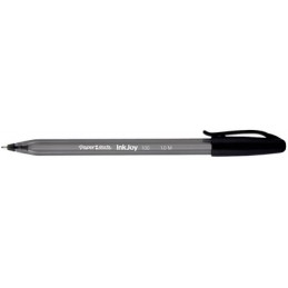 Stylo bille Paper Mate InkJoy - Noir - Écriture fluide et confortable pour bureau et école