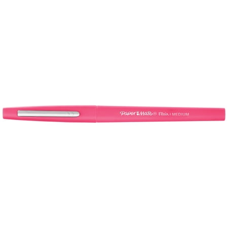 Stylo feutre Papermate Flair - Rose Pointe Moyenne - Écriture fluide pour bureau et école