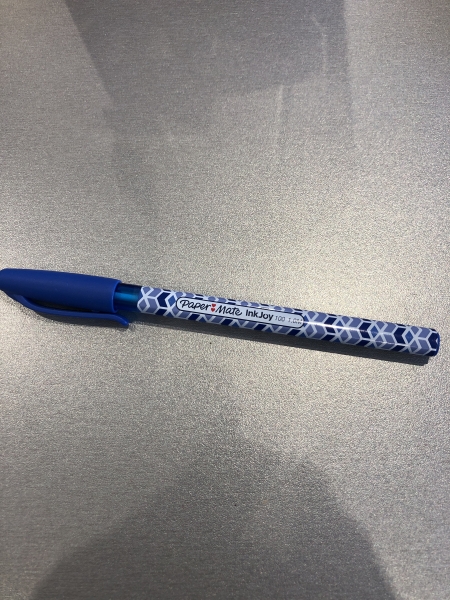 Stylo Paper Mate Inkjoy 1.0 M Bleu - Écriture fluide séchage rapide pour bureau et école