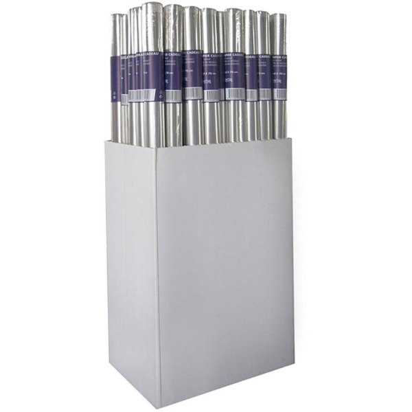 Papier cadeau Apli Agipa - film fleuriste - 70 cm x 5 m - 30 µm transparent pour emballage