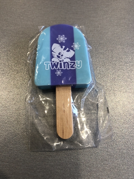 Gomme TWINZY pour effacement précis - accessoire bureau et scolaire pour correction papier