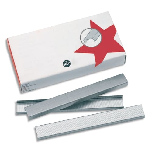 Agrafes Pergamy Boîte de 5000 n°10 - Idéales pour Documents et Bureaux