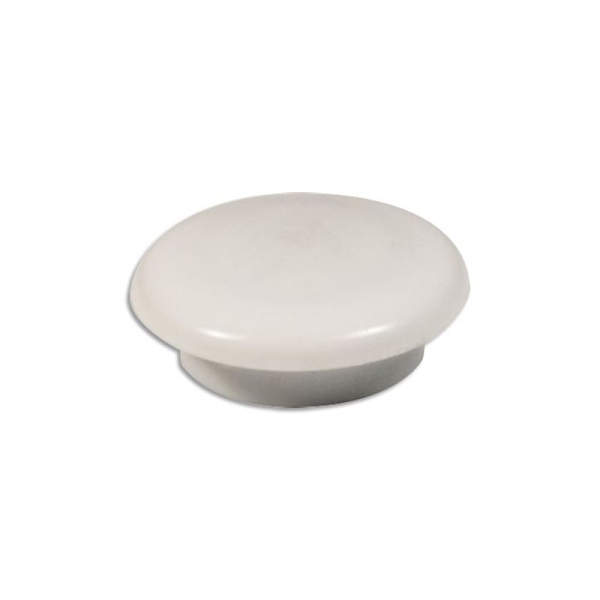 Aimants Ronds 5 ETOILES - Lot de 5 Aimants 27 mm Blancs pour Tableaux Magnétiques et Réfrigérateurs