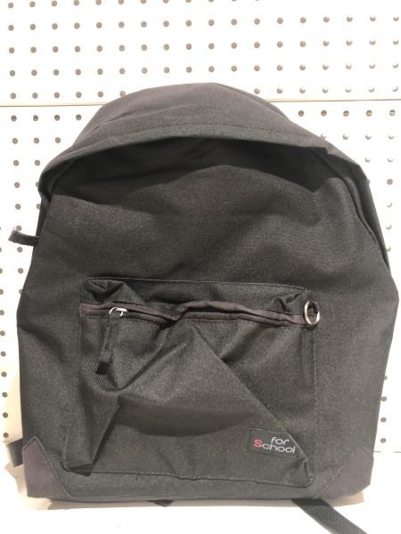 Sac à dos FOR SCHOOL - Noir - Capacité spacieuse pour école et bureau