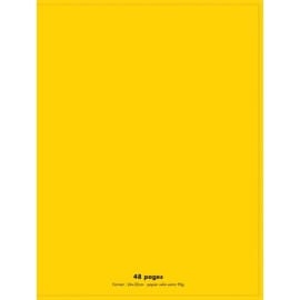 Cahier piqûre PLEIN CIEL 24x32cm 48 pages grands carreaux Seyès 90g - Pour école et bureau
